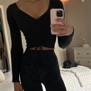Black Princess Polly tie top